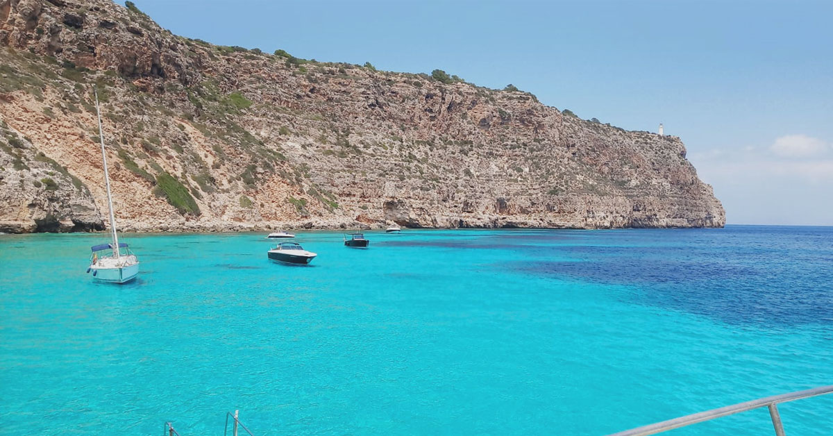 excursion barco playas formentera