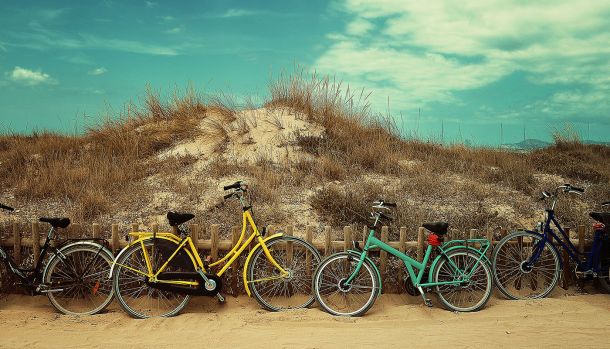 Bike routes Formentera